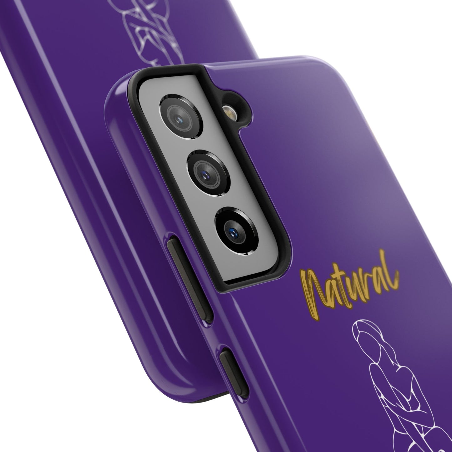 Natural Woman Shoulder Action (WL)Tough Phone Cases PURPLE