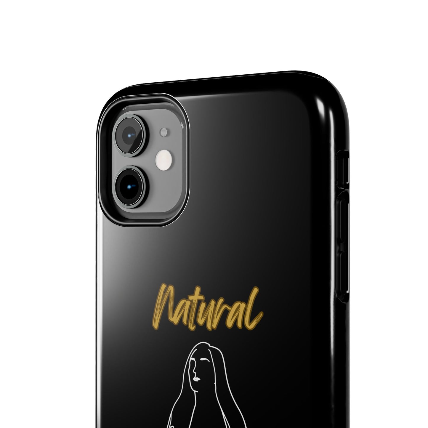 Natural Woman Full Beauty (WL)Tough Phone Cases BLACK