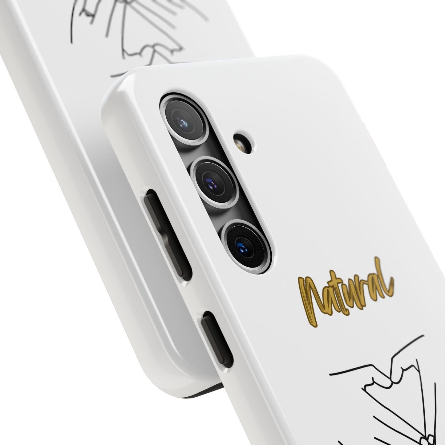 Natural Woman I Love You (BL)Tough Phone Cases WHITE
