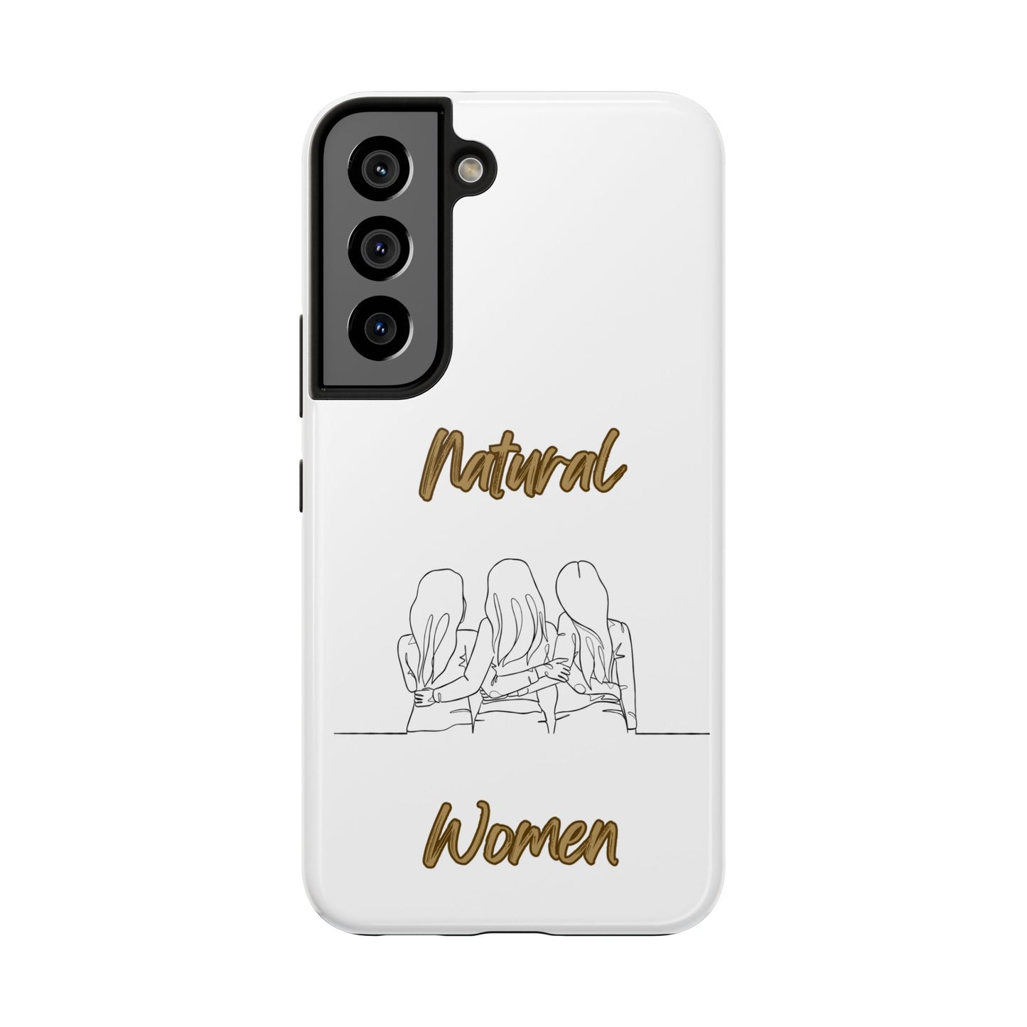 Natural Woman Loving Friends (BL)Tough Phone Cases WHITE