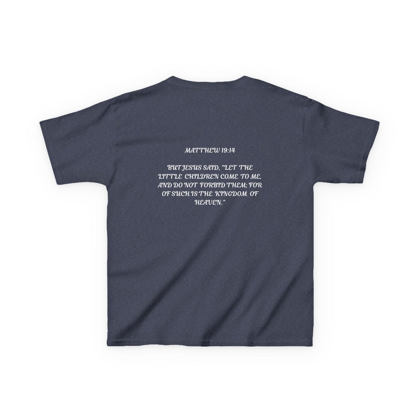 Children of the King Inspirational Kids Cotton T-Shirt (BL)