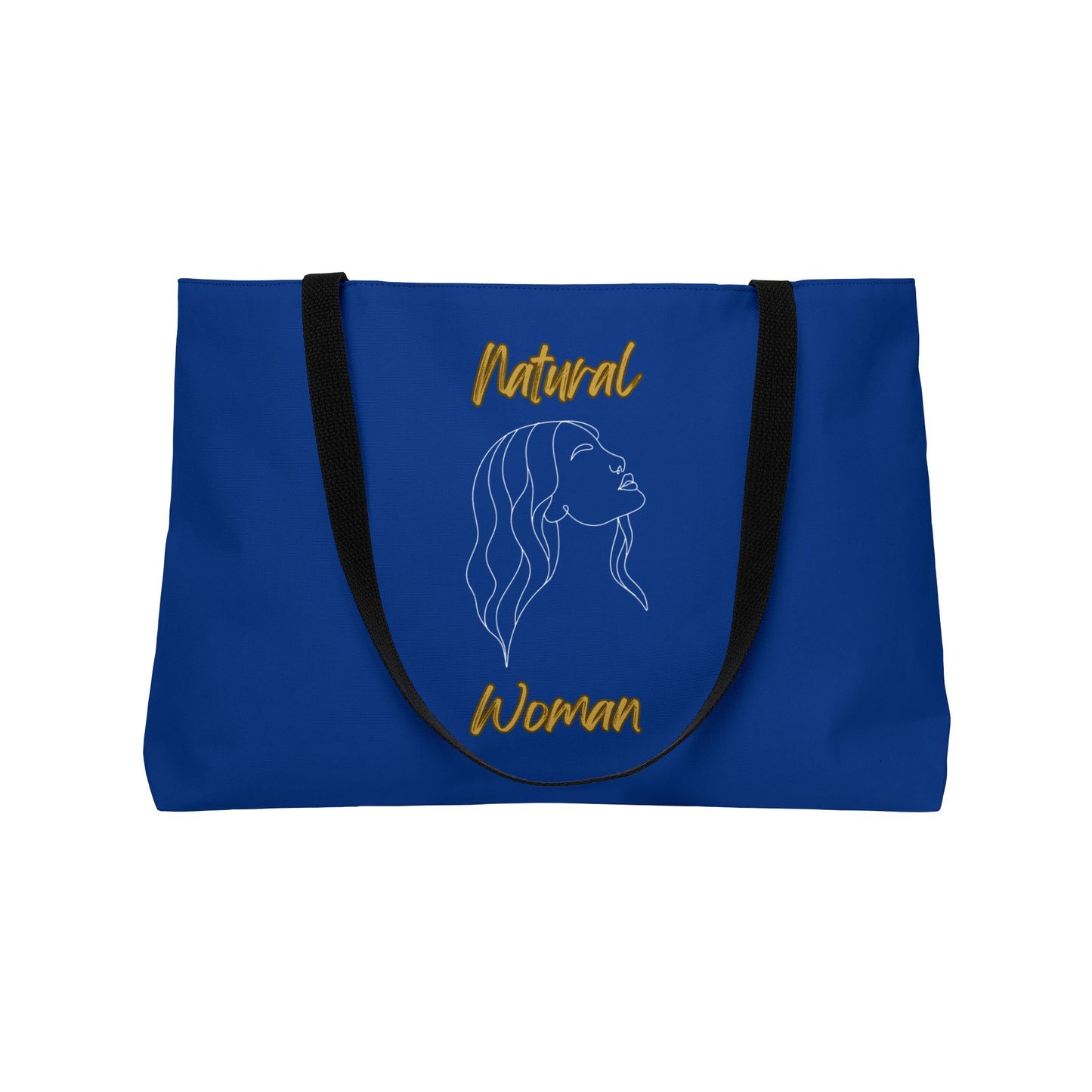 Natural Woman Breeze On Face (WL) Weekender Tote Bag DARK BLUE