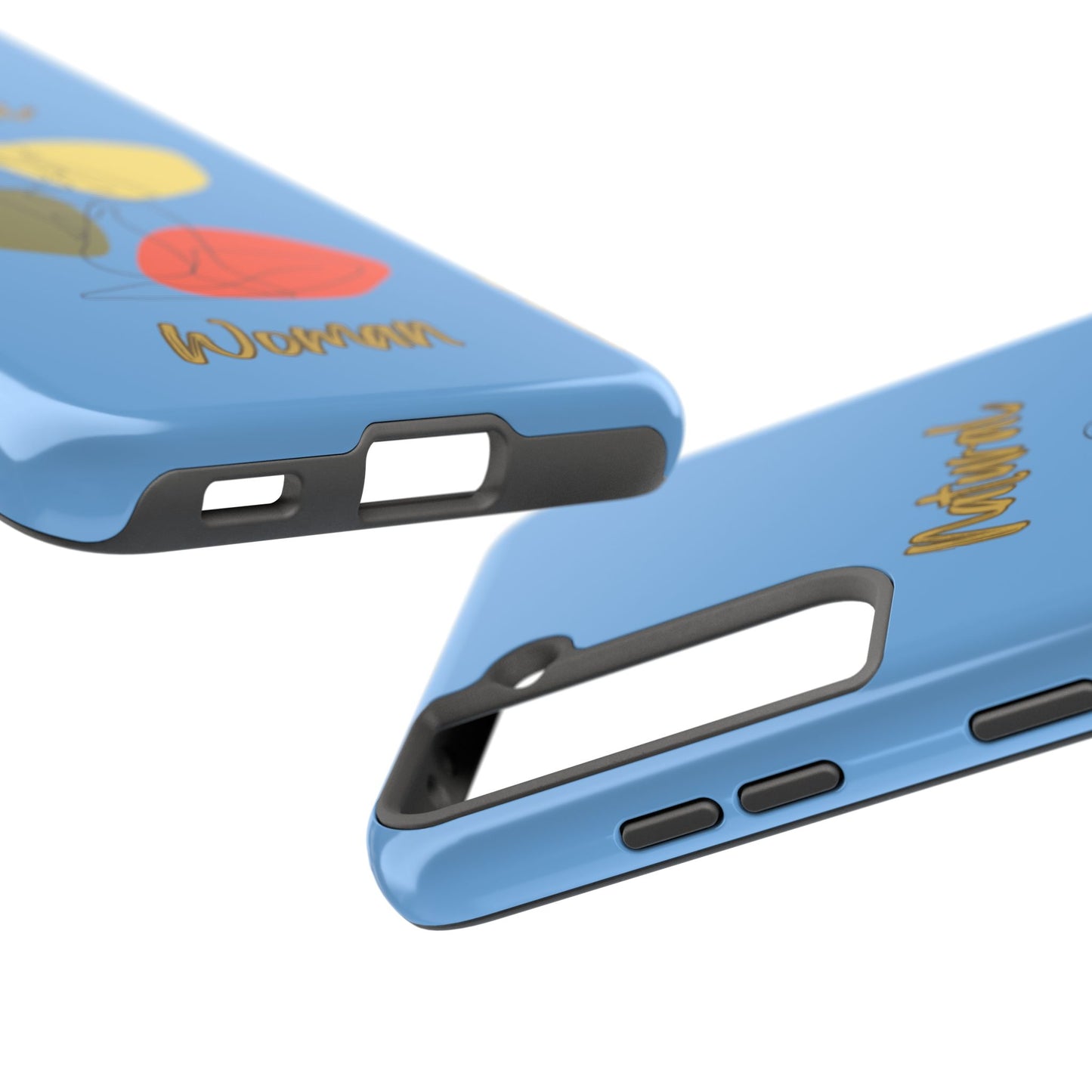 Natural Woman Colorful Pose (BL)Tough Phone Cases LIGHT BLUE
