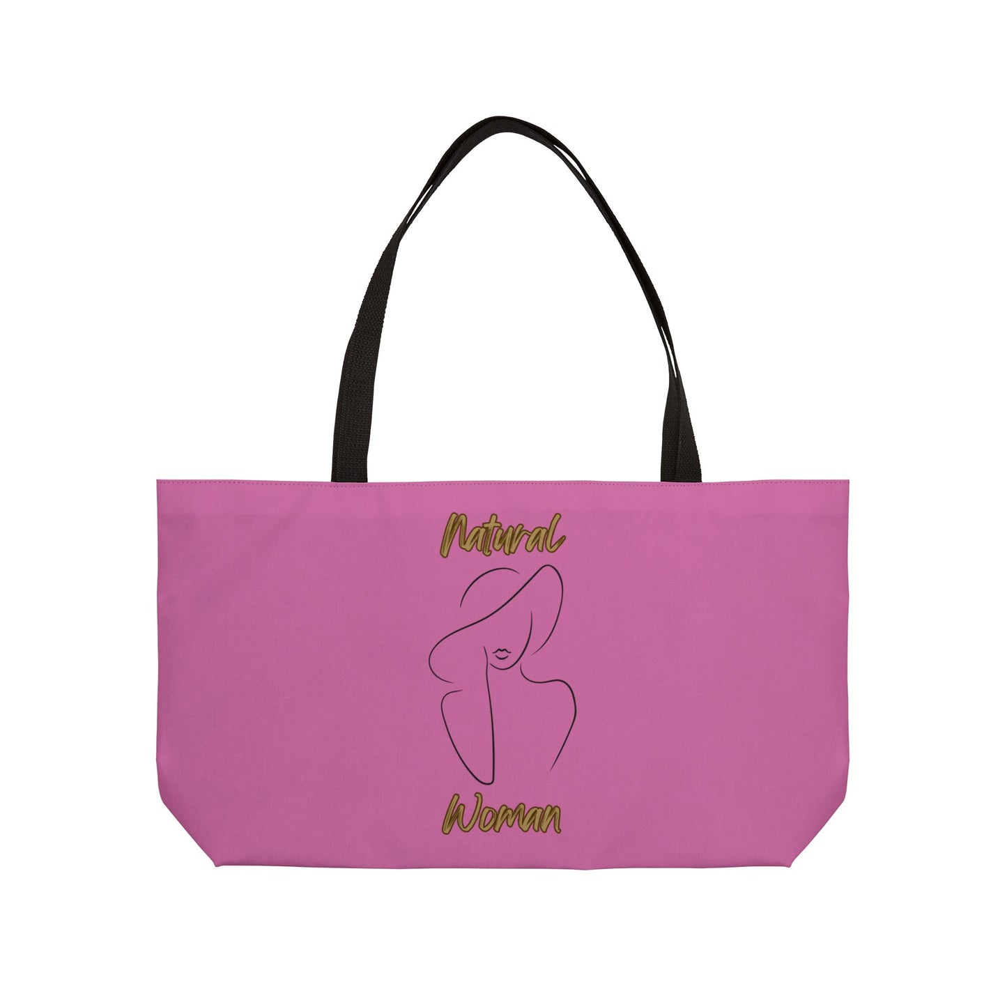 Natural Woman Sun Hat (BL) Weekender Tote Bag LIGHT PINK