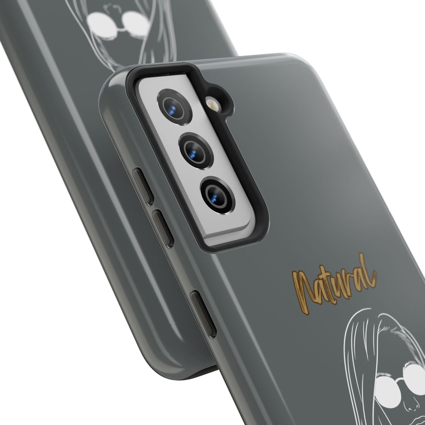 Natural Woman Shades (WL)Tough Phone Cases DARK GREY