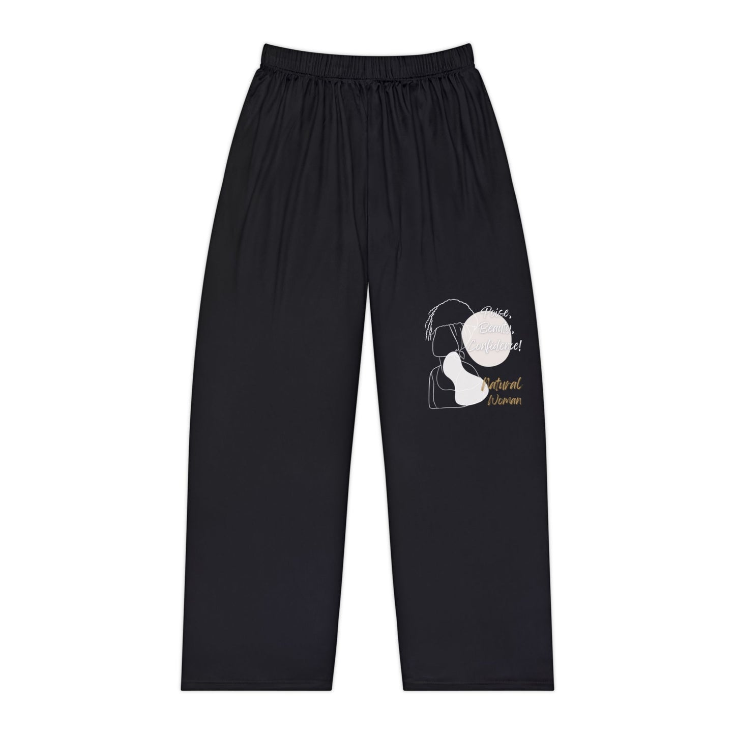 Natural Woman Puff (BL) Women's Pajama Pants BLACK