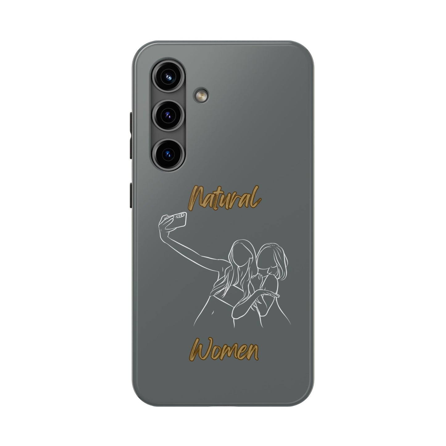 Natural Woman Friends Selfie (WL)Tough Phone Cases DARK GREY