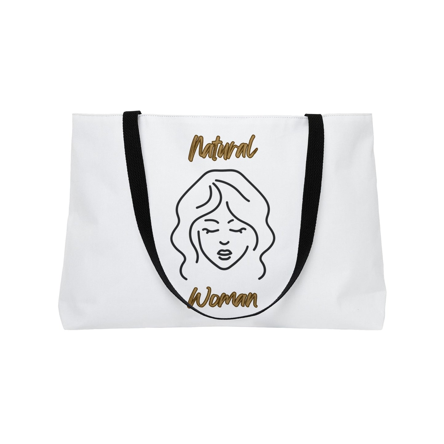 Natural Woman Modest (BL) Weekender Tote Bag WHITE