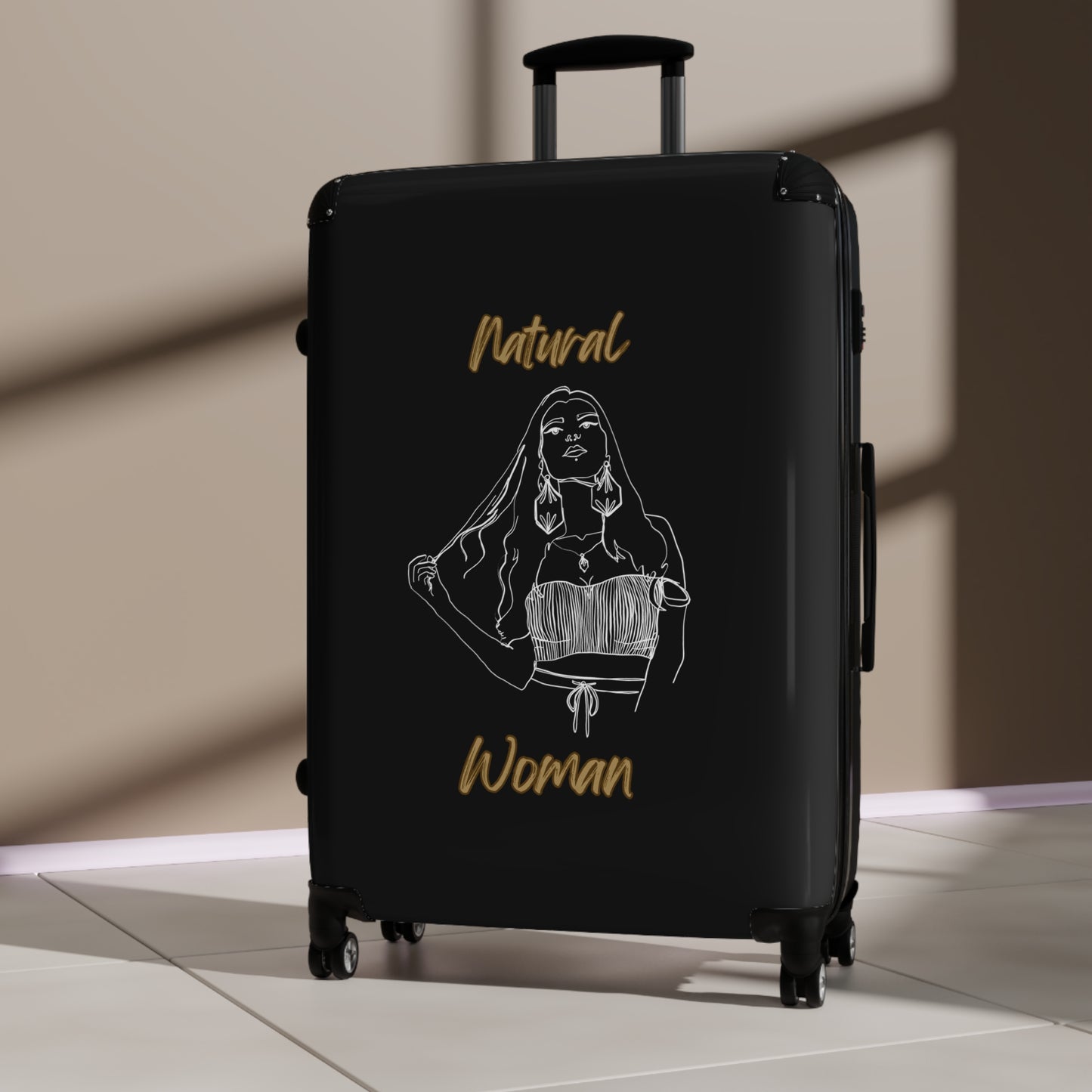Natural Woman Thinking (WL) Suitcase BLACK
