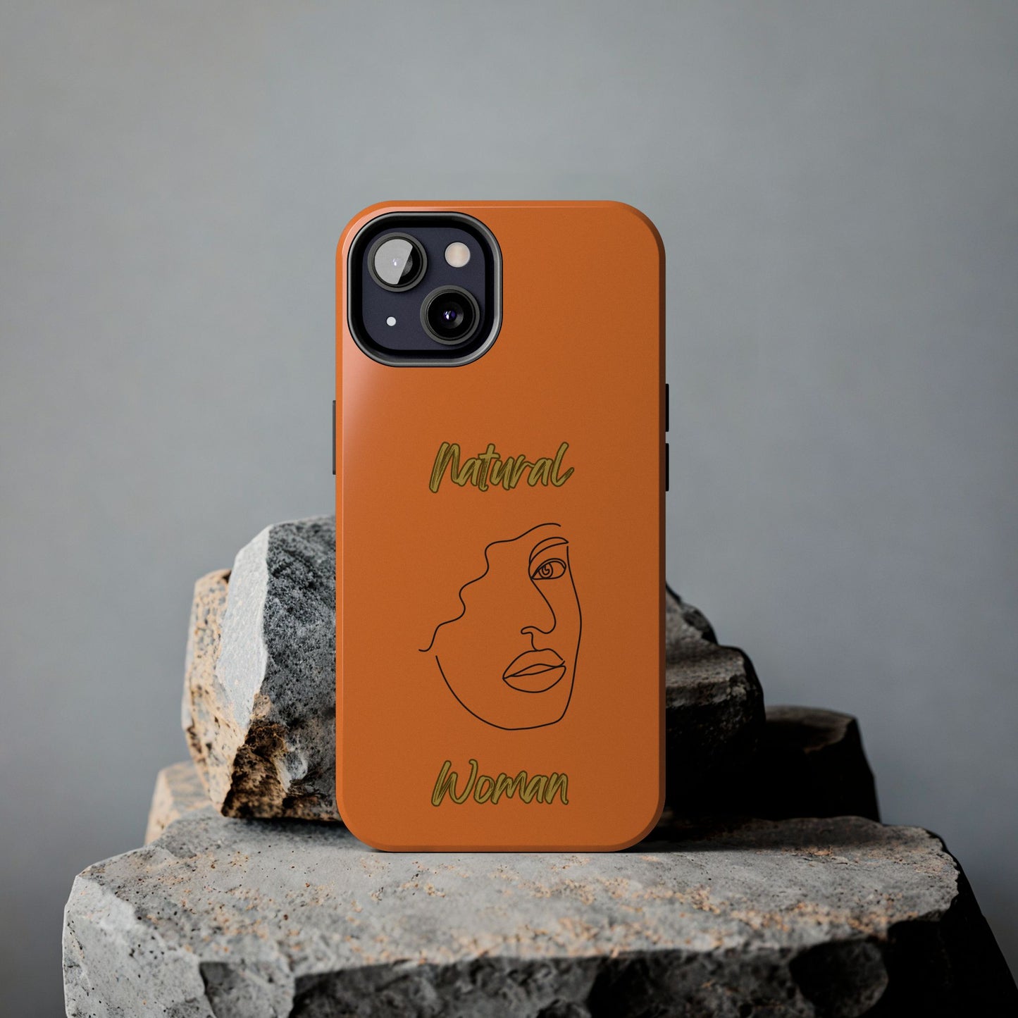 Natural Woman Peekaboo (BL)Tough Phone Cases CRUSTA