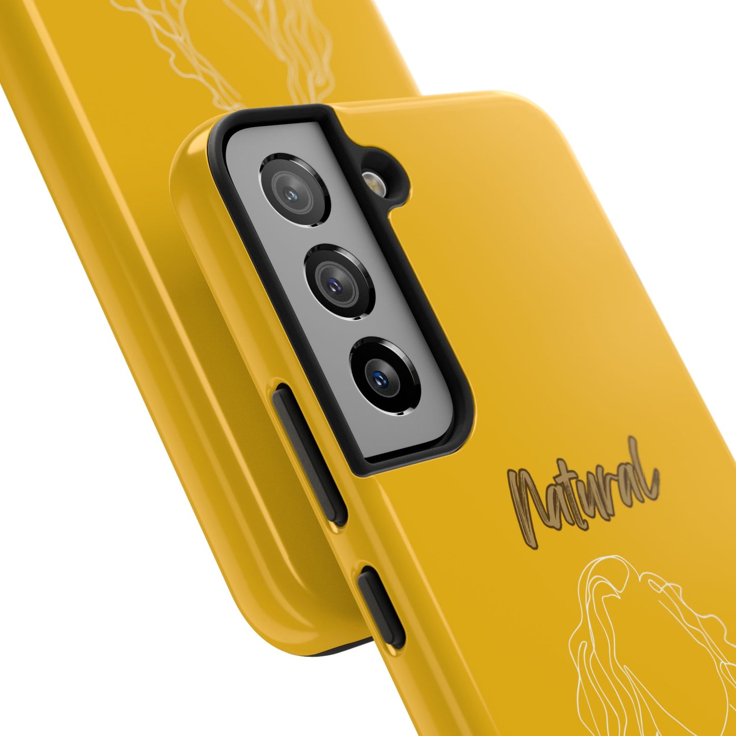 Natural Woman Relaxed (WL) Tough Phone Cases YELLOW