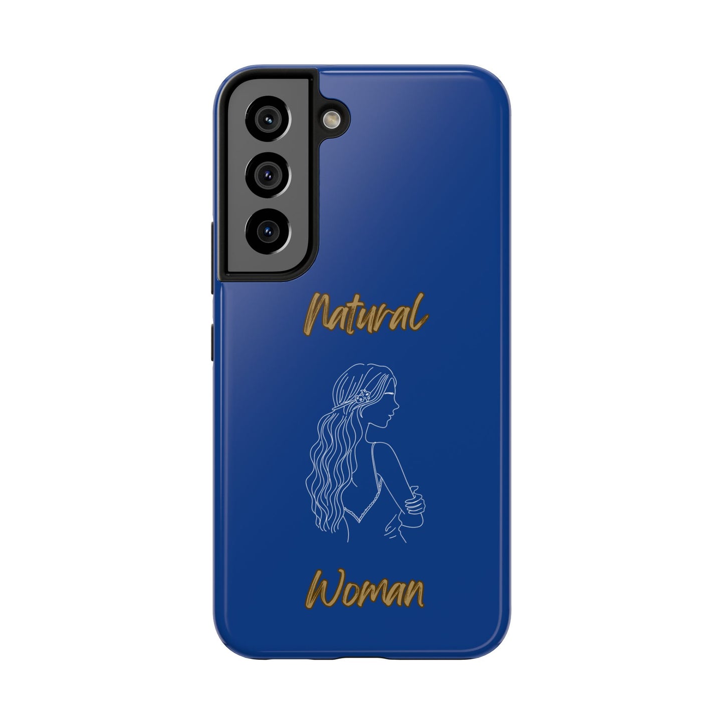 Natural Woman Young Woman (WL)Tough Phone Cases DARK BLUE