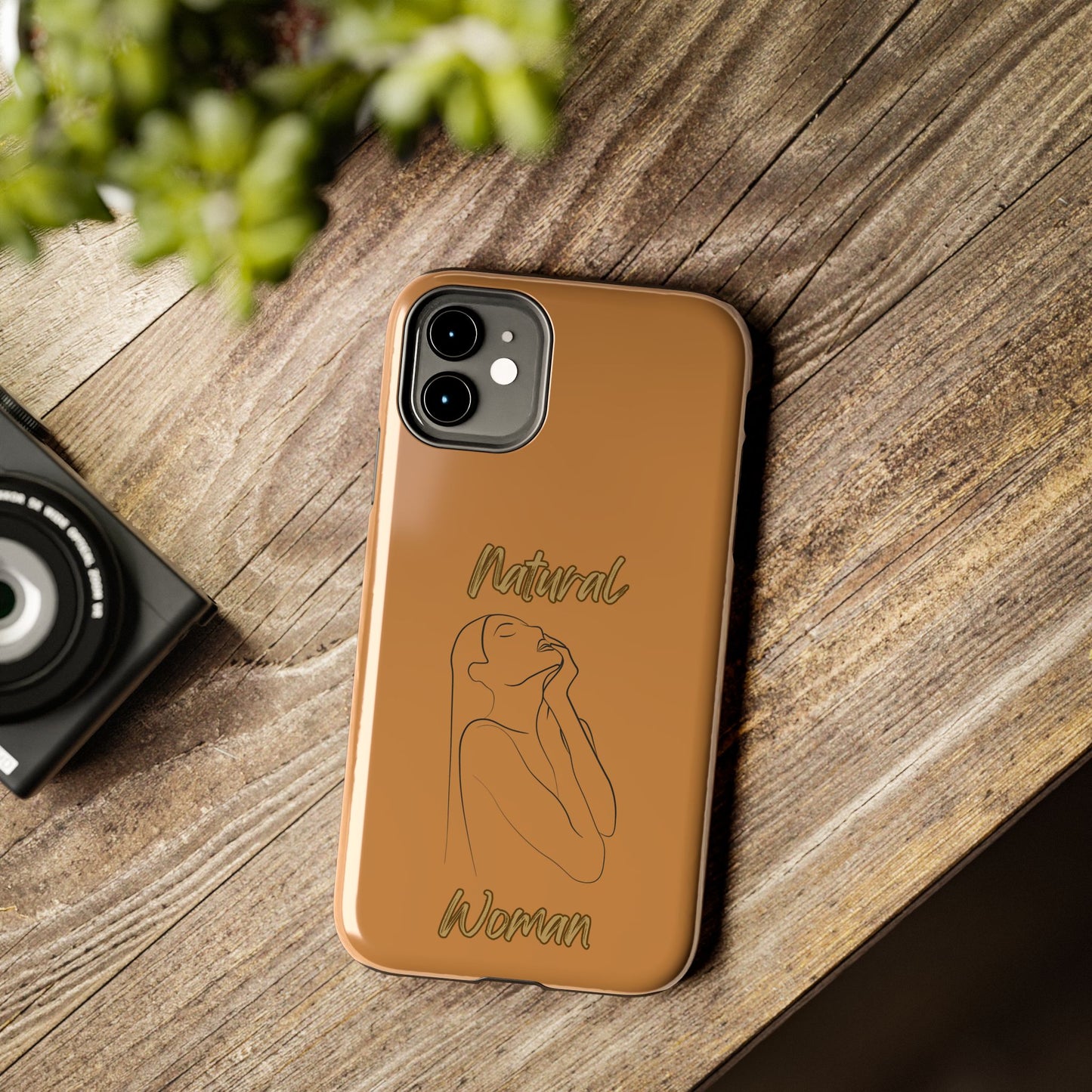 Natural Woman Thank You (BL) Tough Phone Cases LIGHT BROWN
