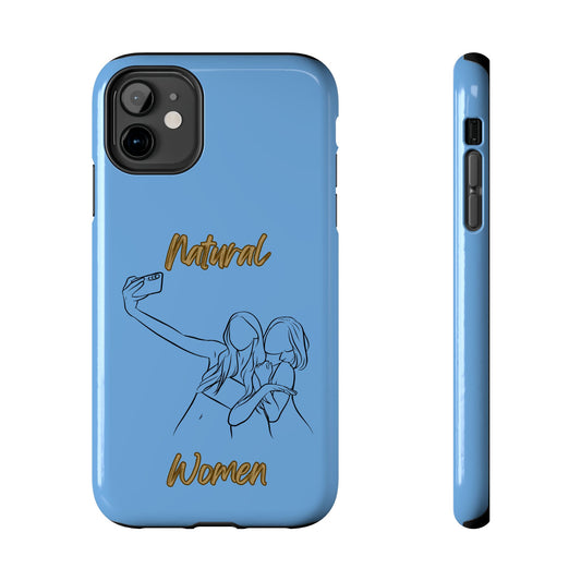 Natural Woman Friends Selfie (BL)Tough Phone Cases LIGHT BLUE