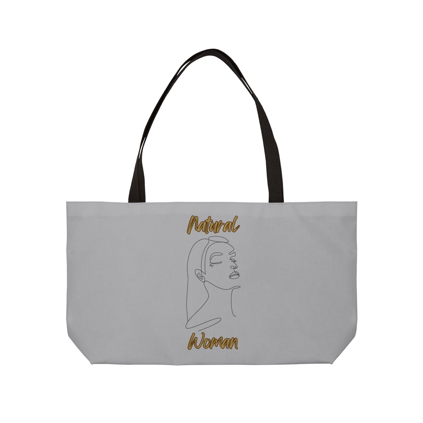 Natural Woman Calm (BL) Weekender Tote Bag LIGHT GREY