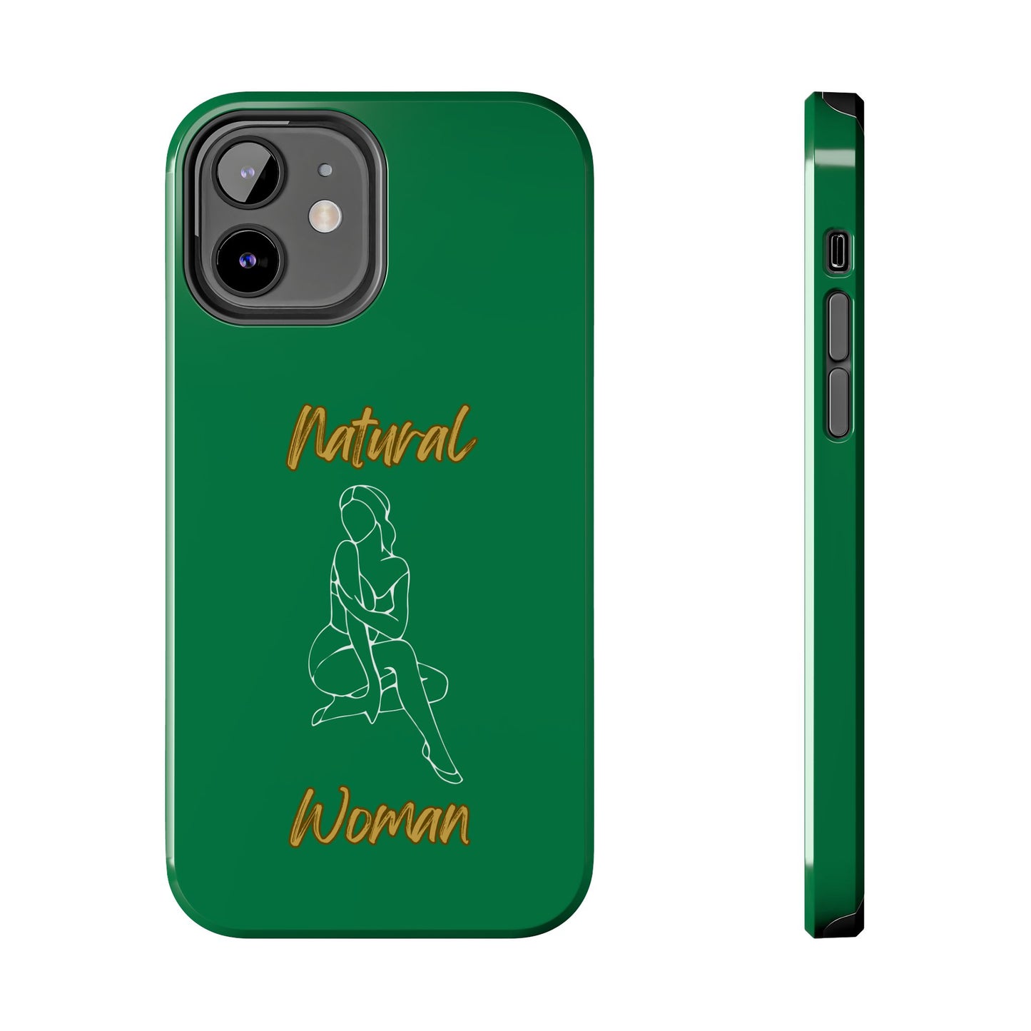 Natural Woman Shoulder Action (WL)Tough Phone Cases DARK GREEN