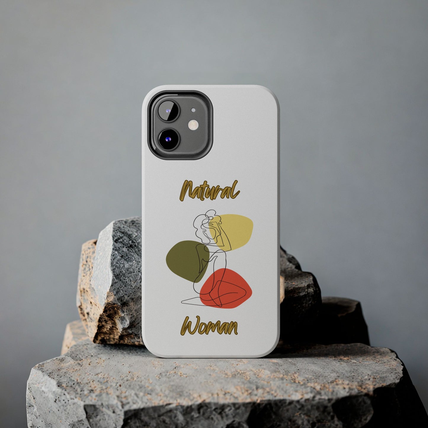 Natural Woman Colorful Pose (BL)Tough Phone Cases WHITE