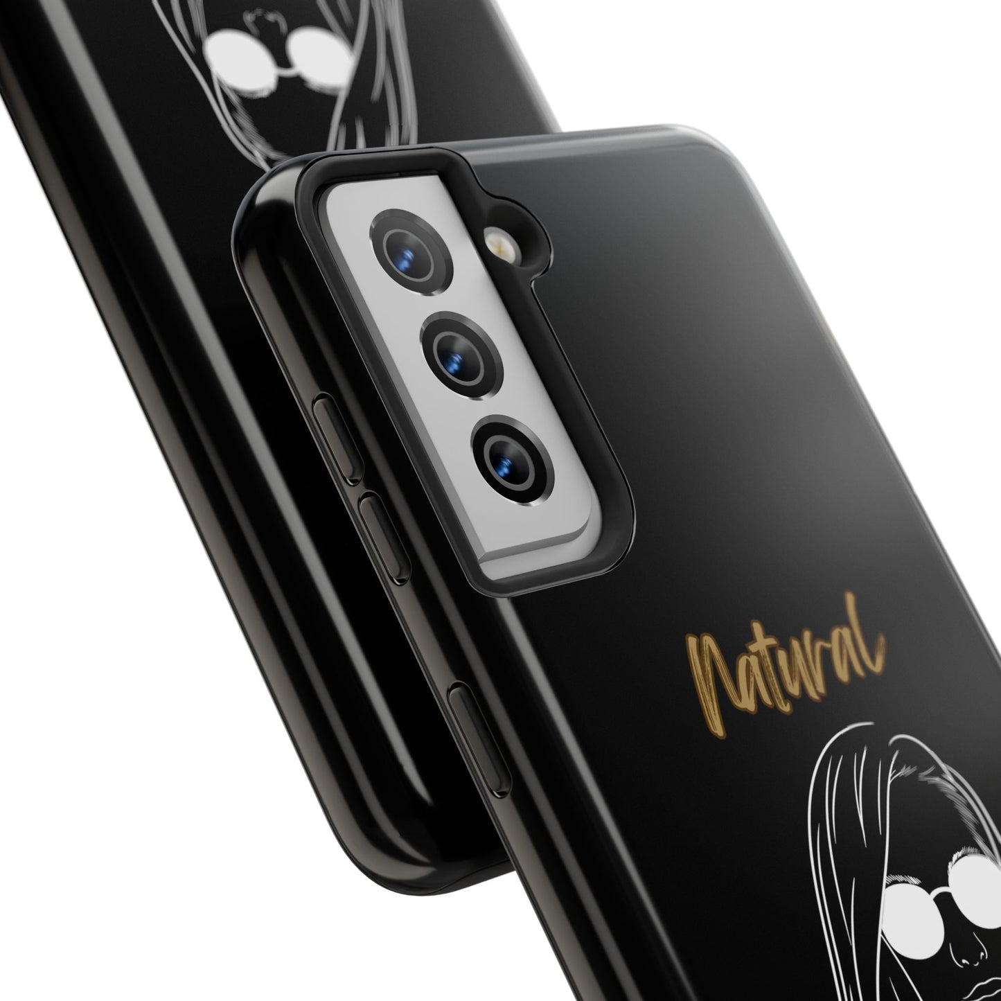 Natural Woman Shades (WL)Tough Phone Cases BLACK
