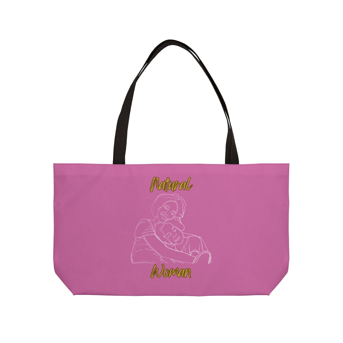Natural Woman Loving Embrace (WL) Weekender Tote Bag LIGHT PINK
