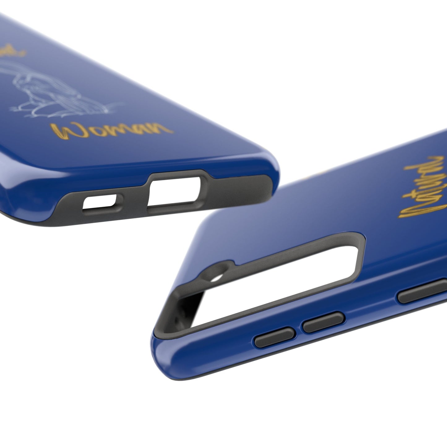 Natural Woman Expecting (WL)Tough Phone Cases DARK BLUE