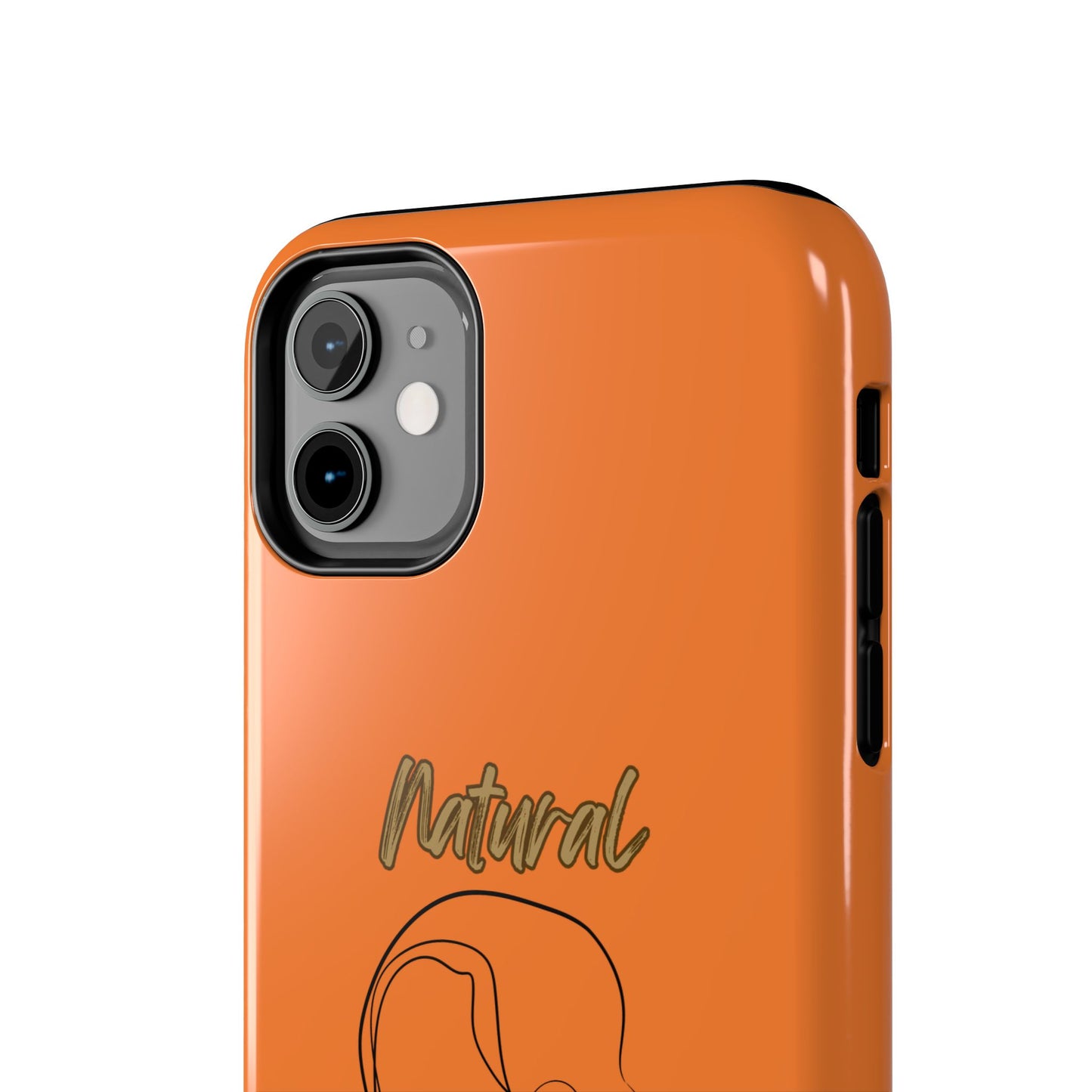 Natural Woman Hanging Hair (BL) Tough Phone Cases CRUSTA