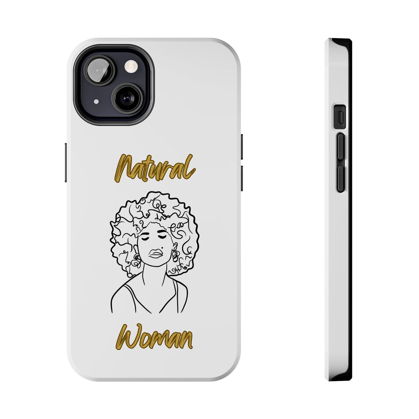 Natural Woman All About Me (BL)Tough Phone Cases WHITE