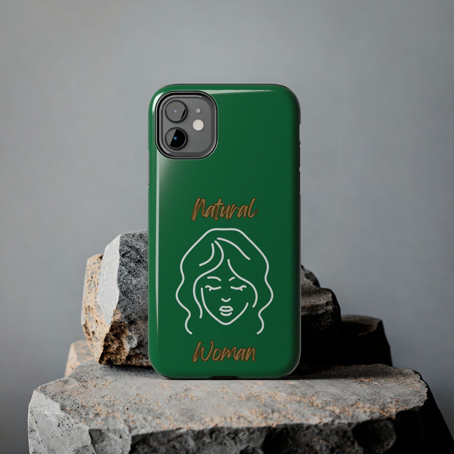 Natural Woman Modest (WL)Tough Phone Cases DARK GREEN
