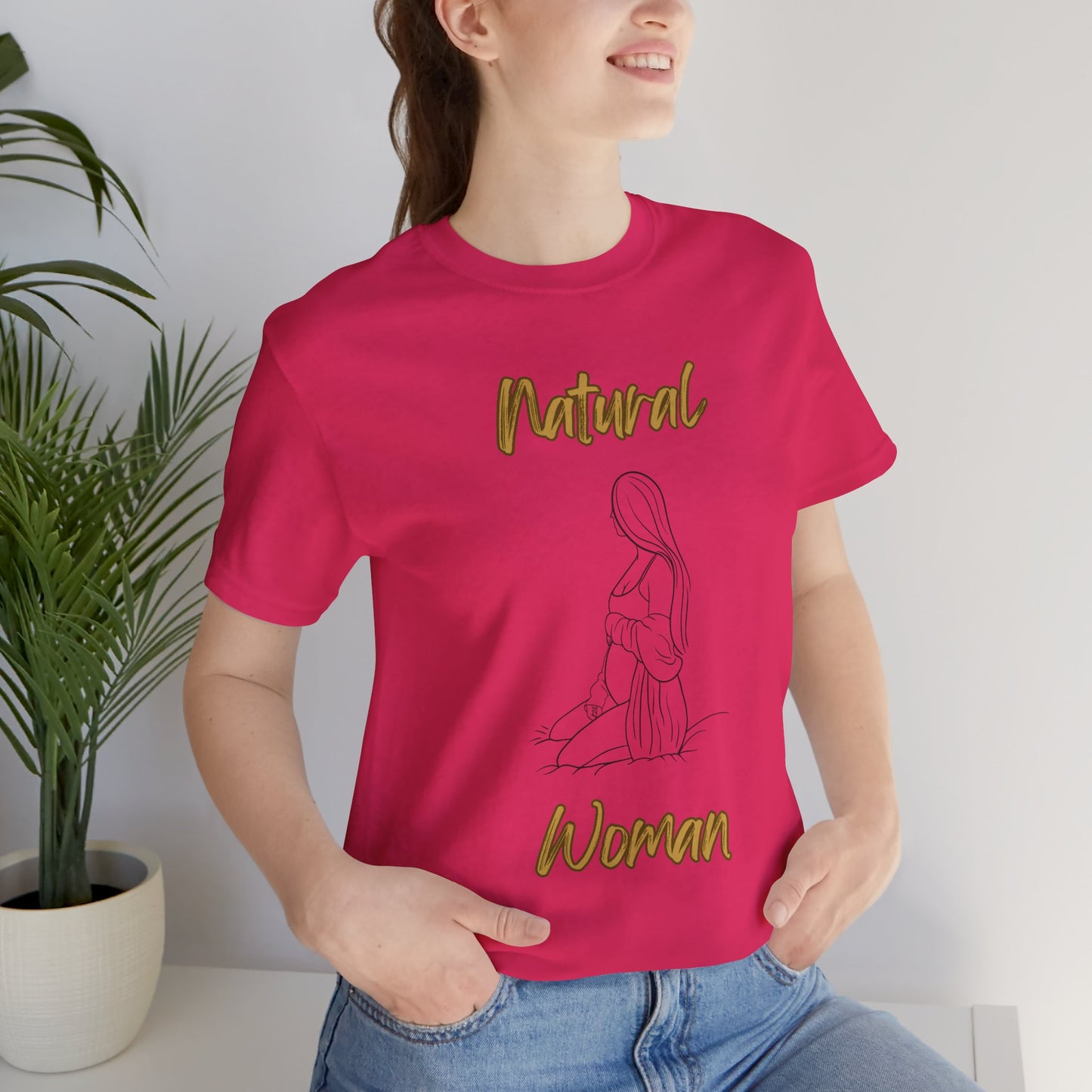 Natural Woman Expecting (BL) Short Sleeve T-Shirt