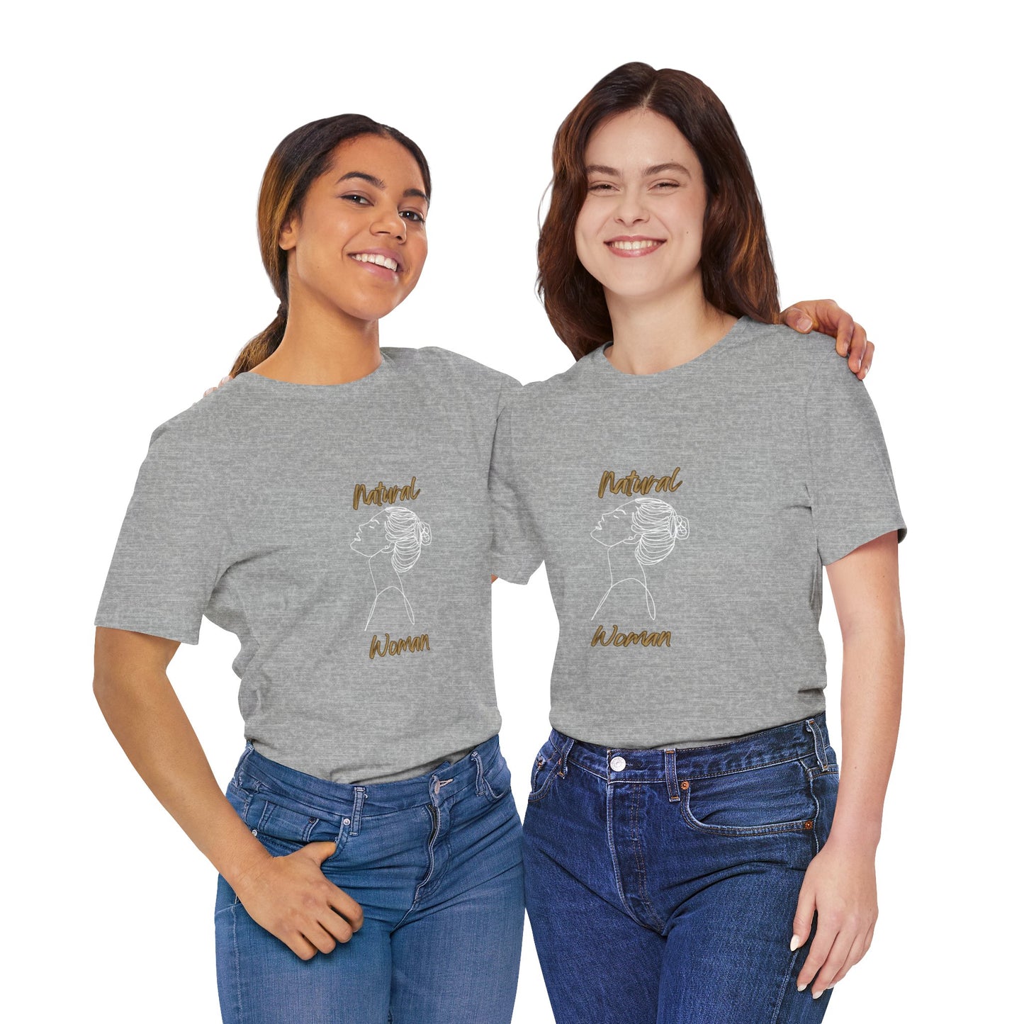Natural Woman Wet Bun  (WL) Short Sleeve T-Shirt