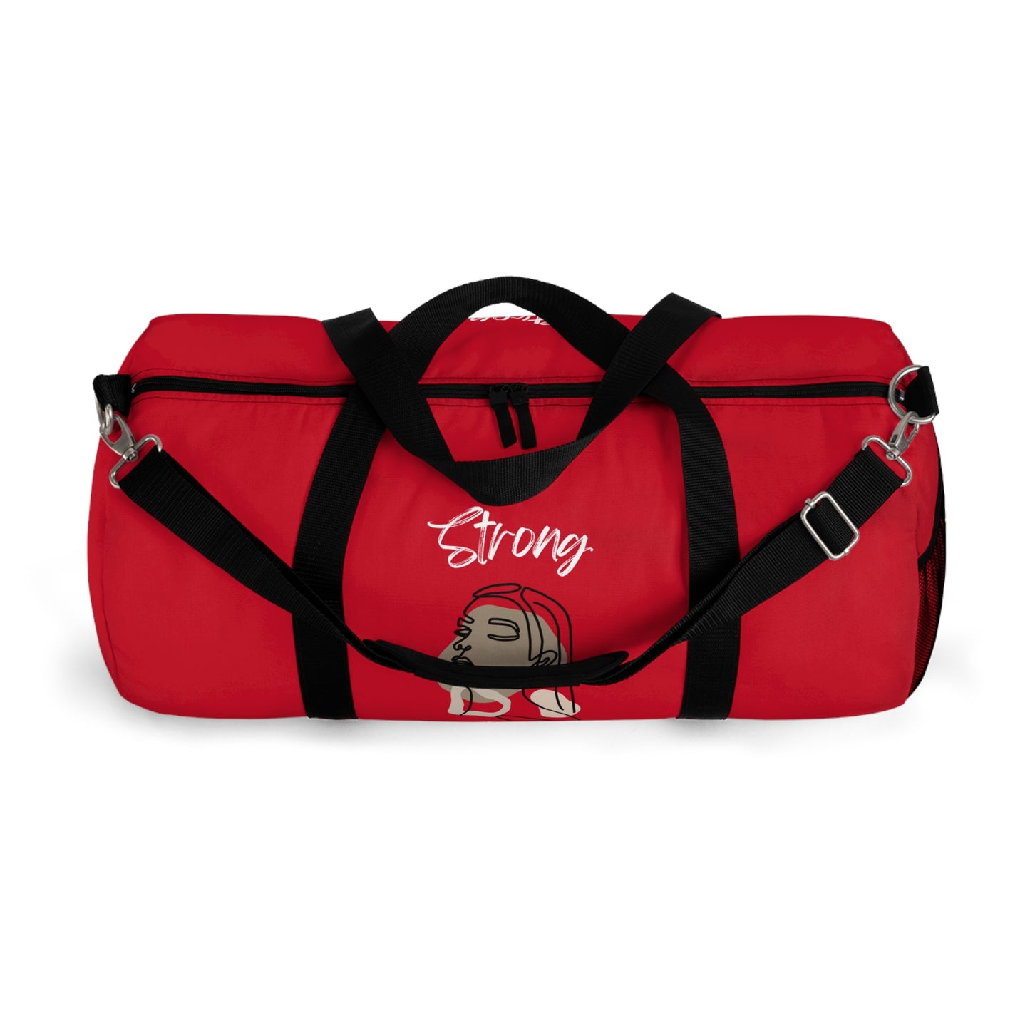 Strong Momma (WL) Duffel Bag DARK RED