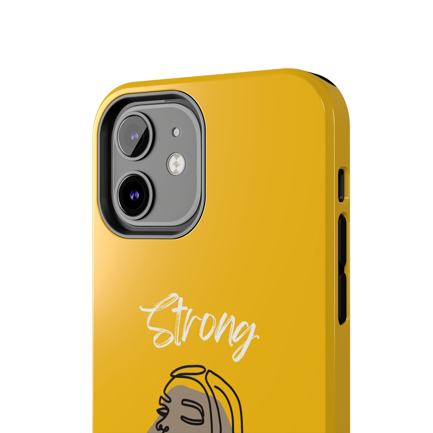 Strong Momma (WL) Tough Phone Cases YELLOW