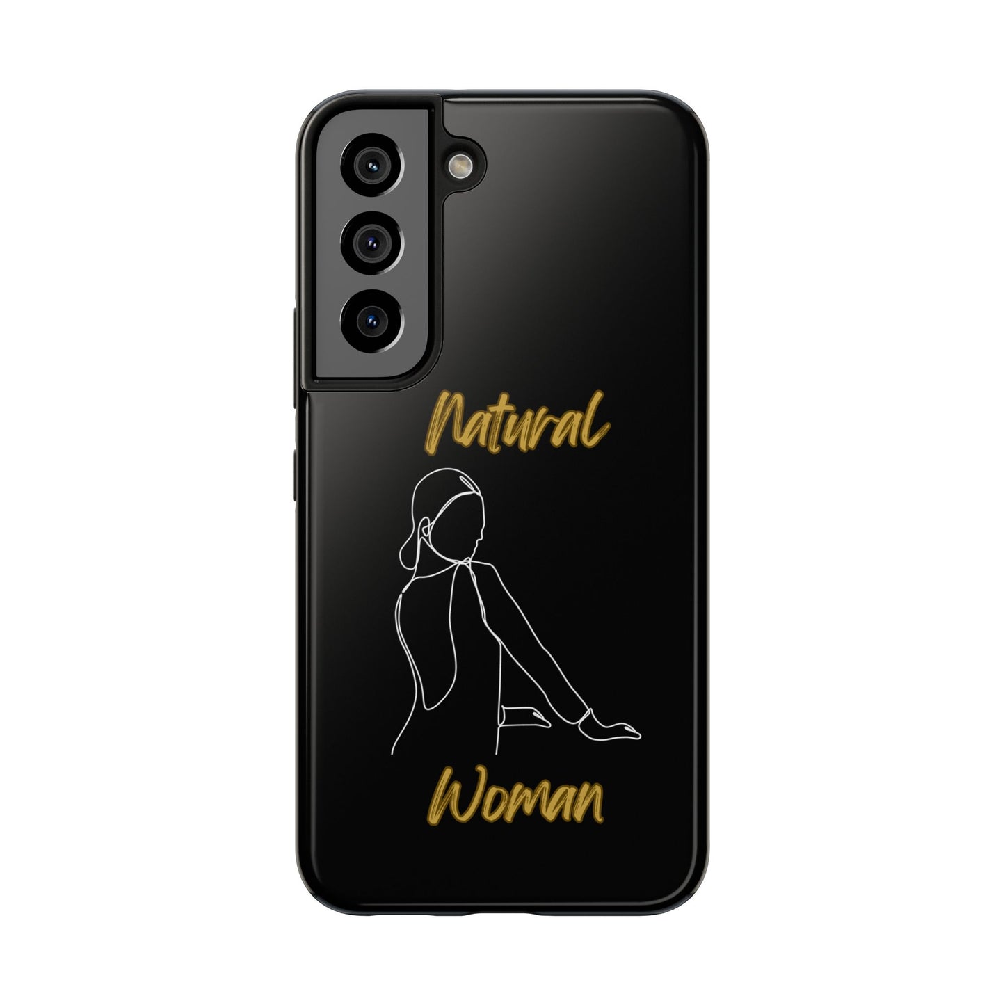 Natural Woman Hands Free (WL)Tough Phone Cases BLACK