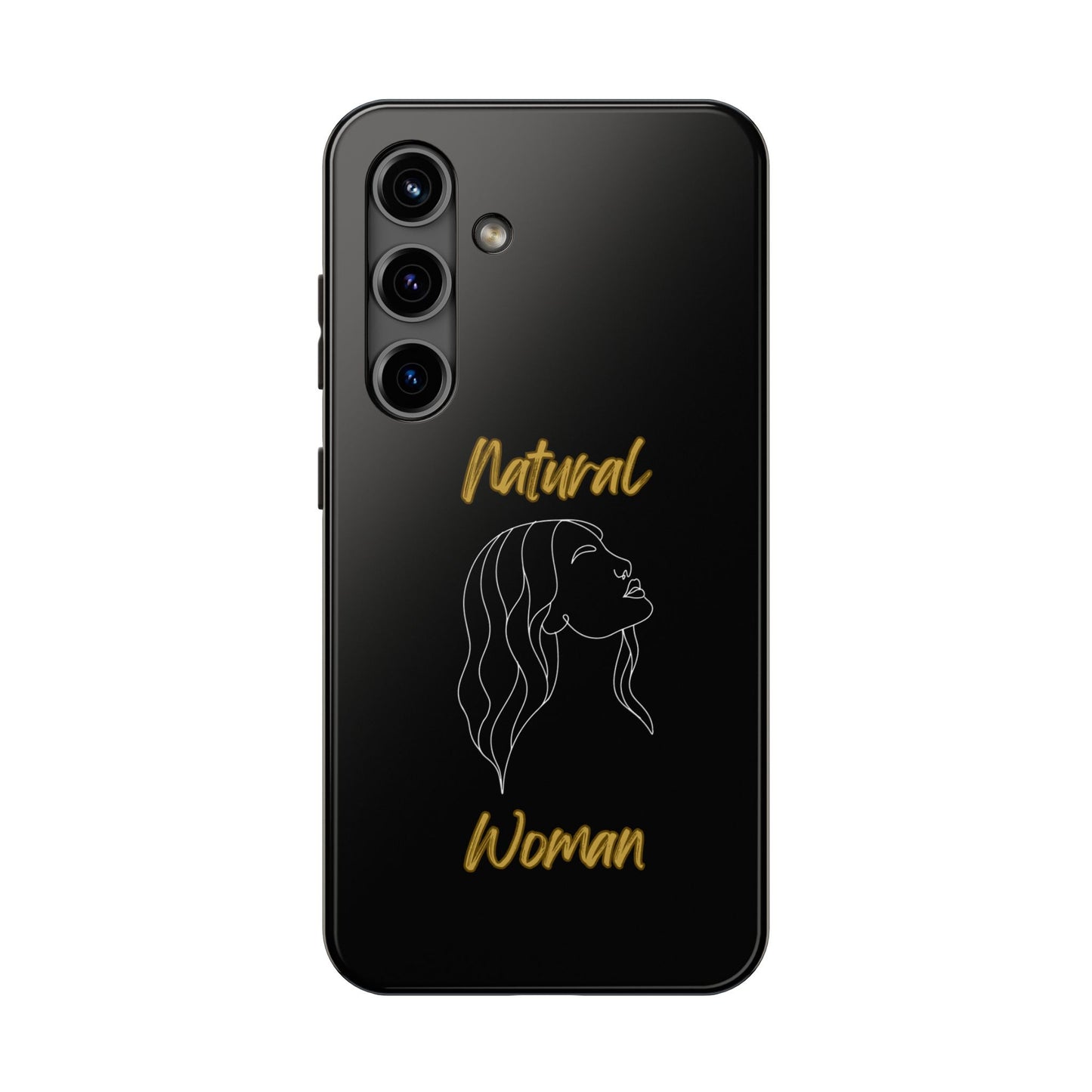 Natural Woman Breeze On Face (WL)Tough Phone Cases BLACK