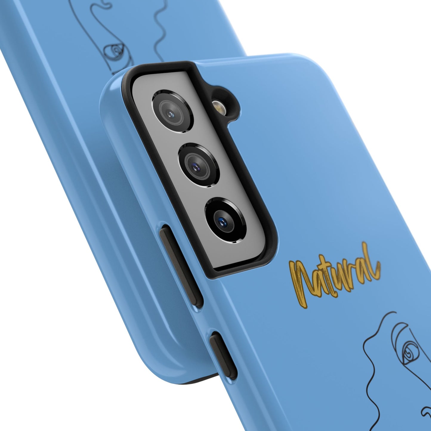 Natural Woman Peekaboo (BL)Tough Phone Cases LIGHT BLUE