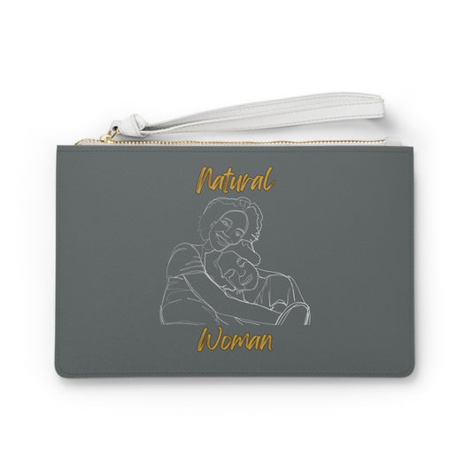 Natural Woman Loving Embrace (WL) Clutch Bag DARK GREY