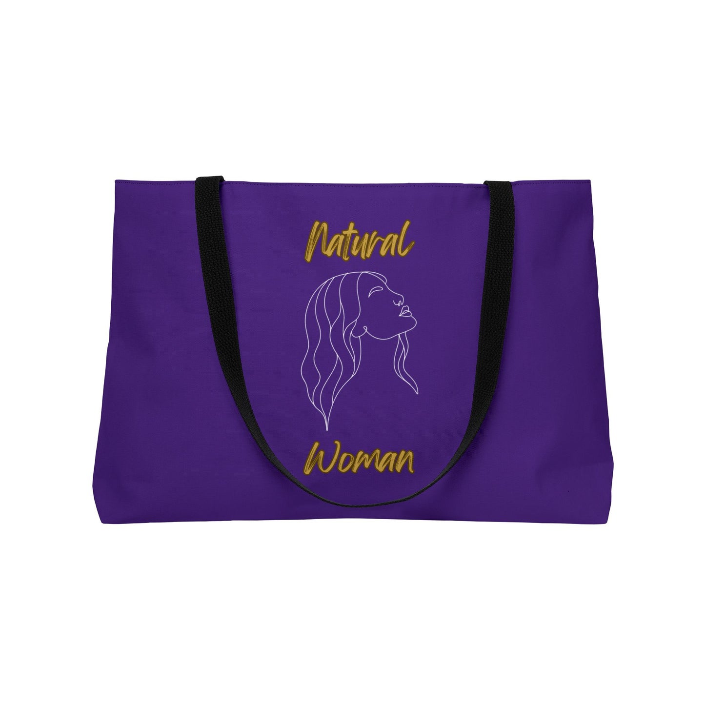 Natural Woman Breeze On Face (WL) Weekender Tote Bag PURPLE