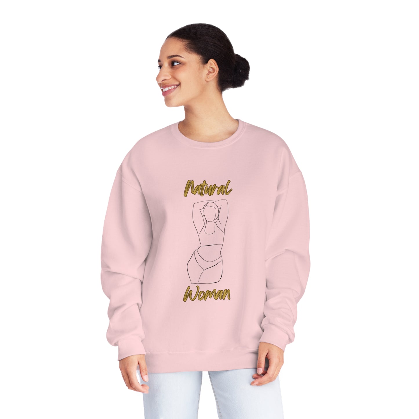 Natural Woman I Love Me (BL) Crewneck Sweatshirt