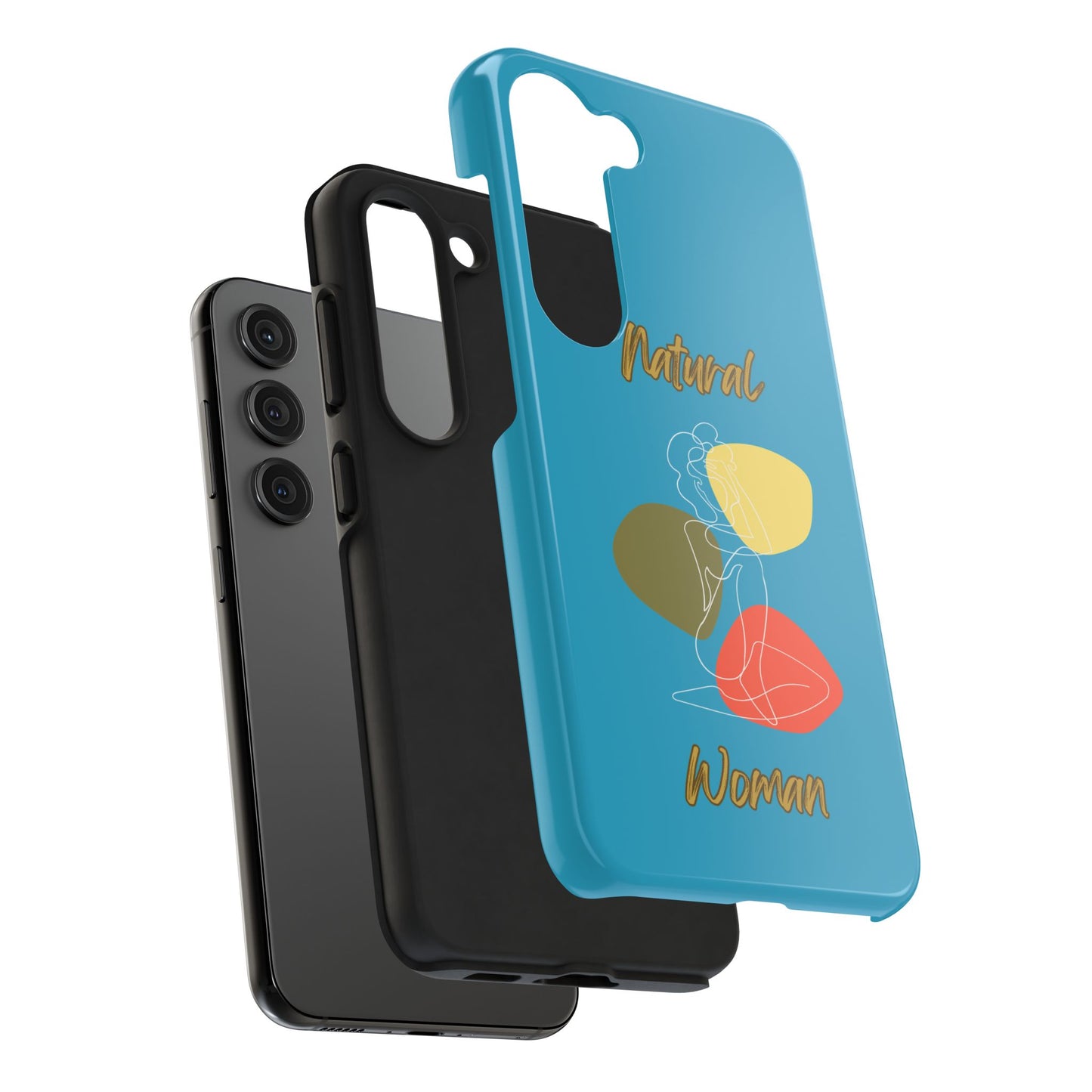 Natural Woman Colorful Pose (WL)Tough Phone Cases TURQUOISE