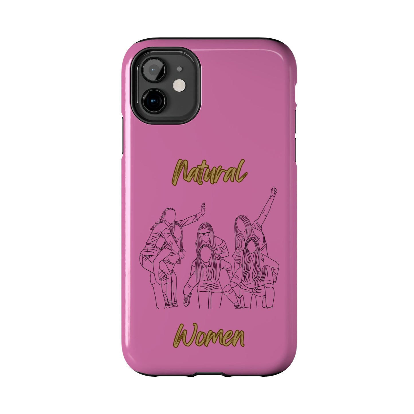 Natural Woman Piggy Back (BL)Tough Phone Cases LIGHT PINK