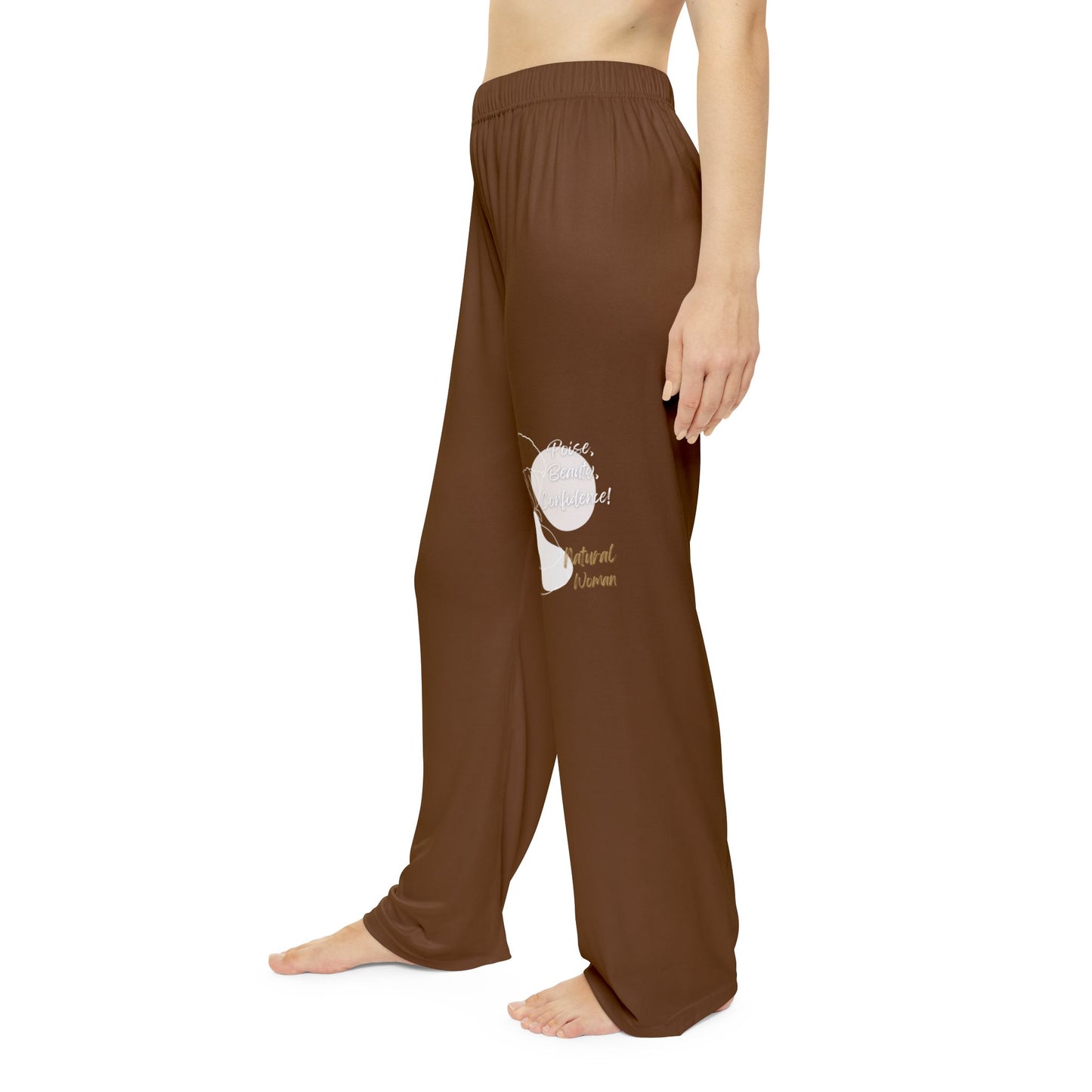 Natural Woman Puff (BL) Women's Pajama Pants BROWN