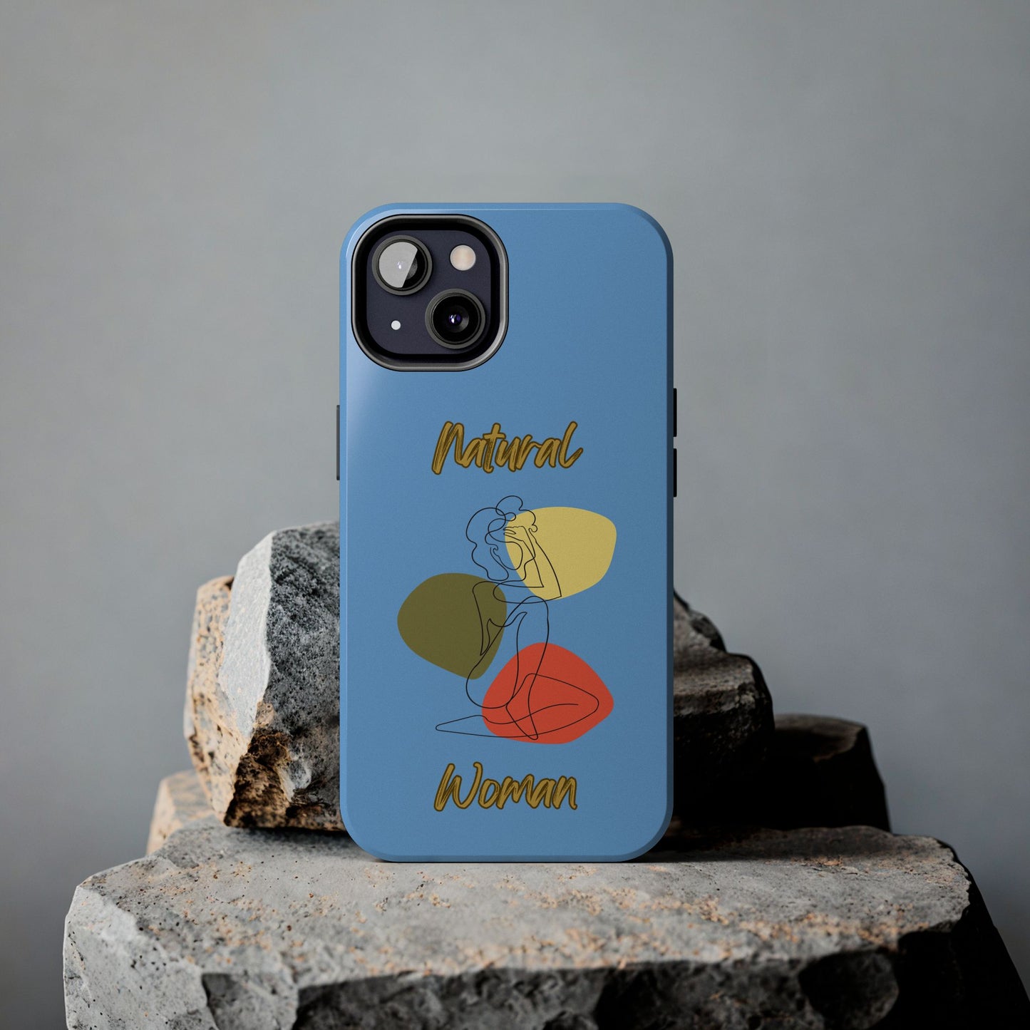 Natural Woman Colorful Pose (BL)Tough Phone Cases LIGHT BLUE