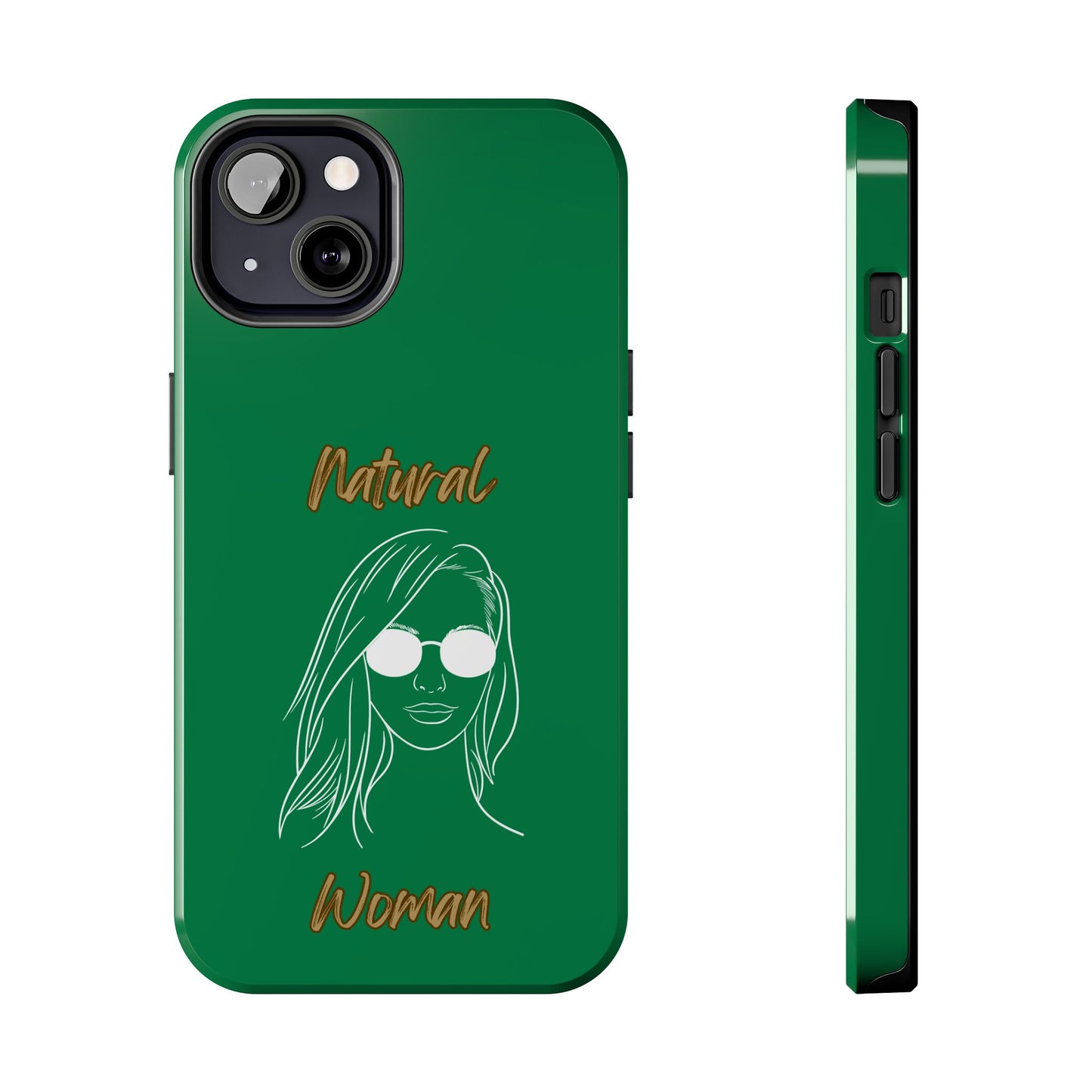 Natural Woman Shades (WL)Tough Phone Cases DARK GREEN