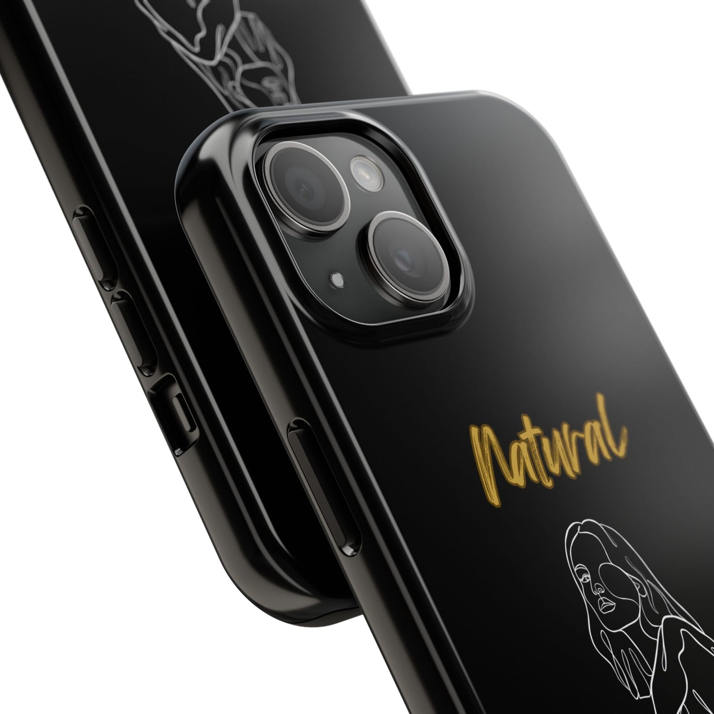 Natural Woman Care Free (WL)Tough Phone Cases BLACK