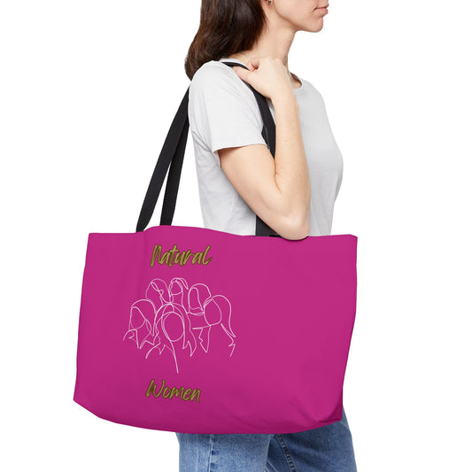Natural Women Professionals (WL) Weekender Tote Bag PINK