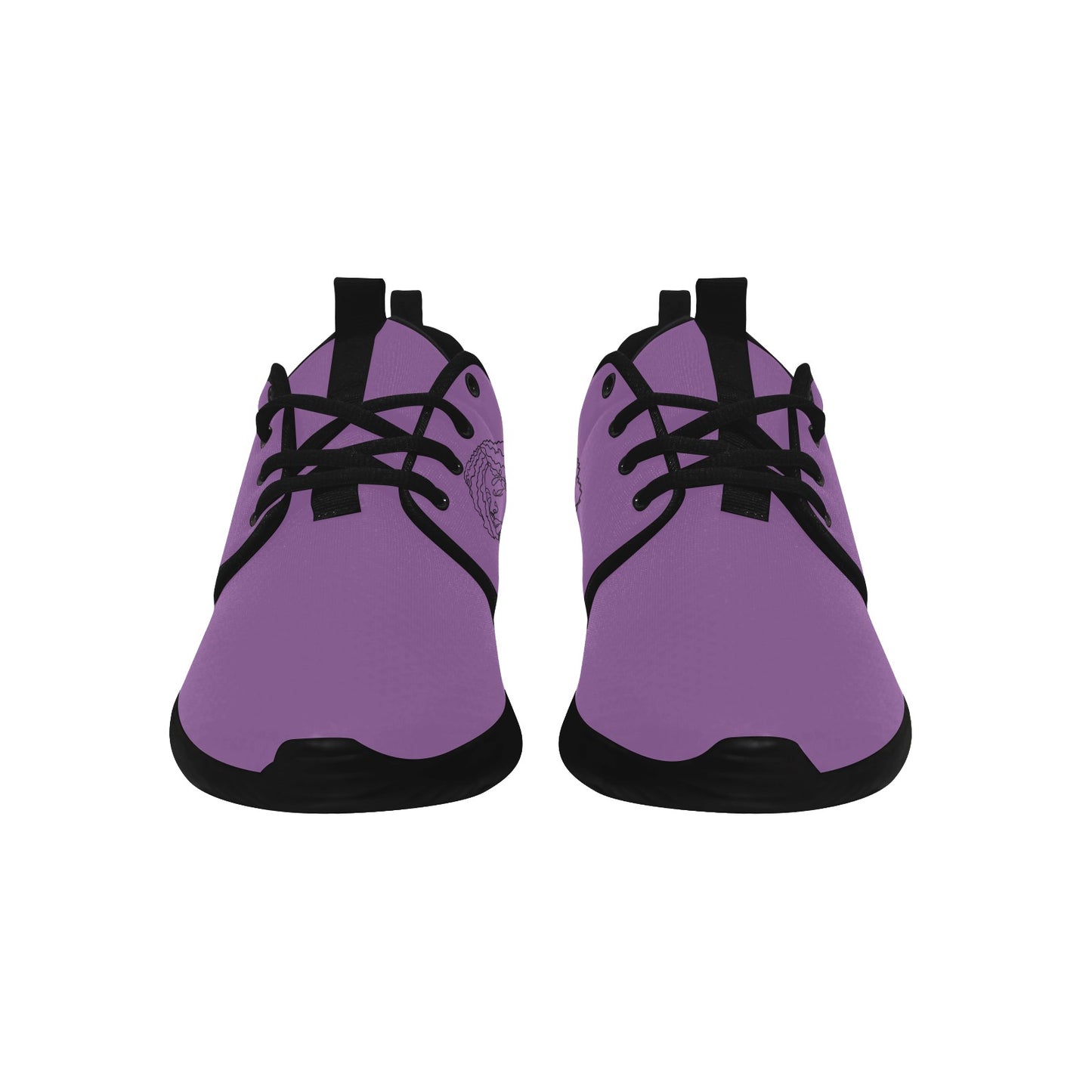 Natural Woman NATURALLY ME (BL) PURPLE w/ Black Sole Sneakers