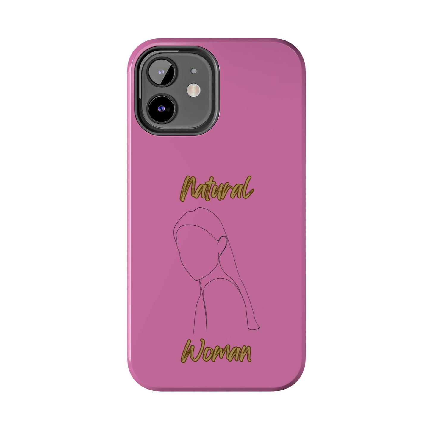Natural Woman Tilted Look (BL) Tough Phone Cases LIGHT PINK