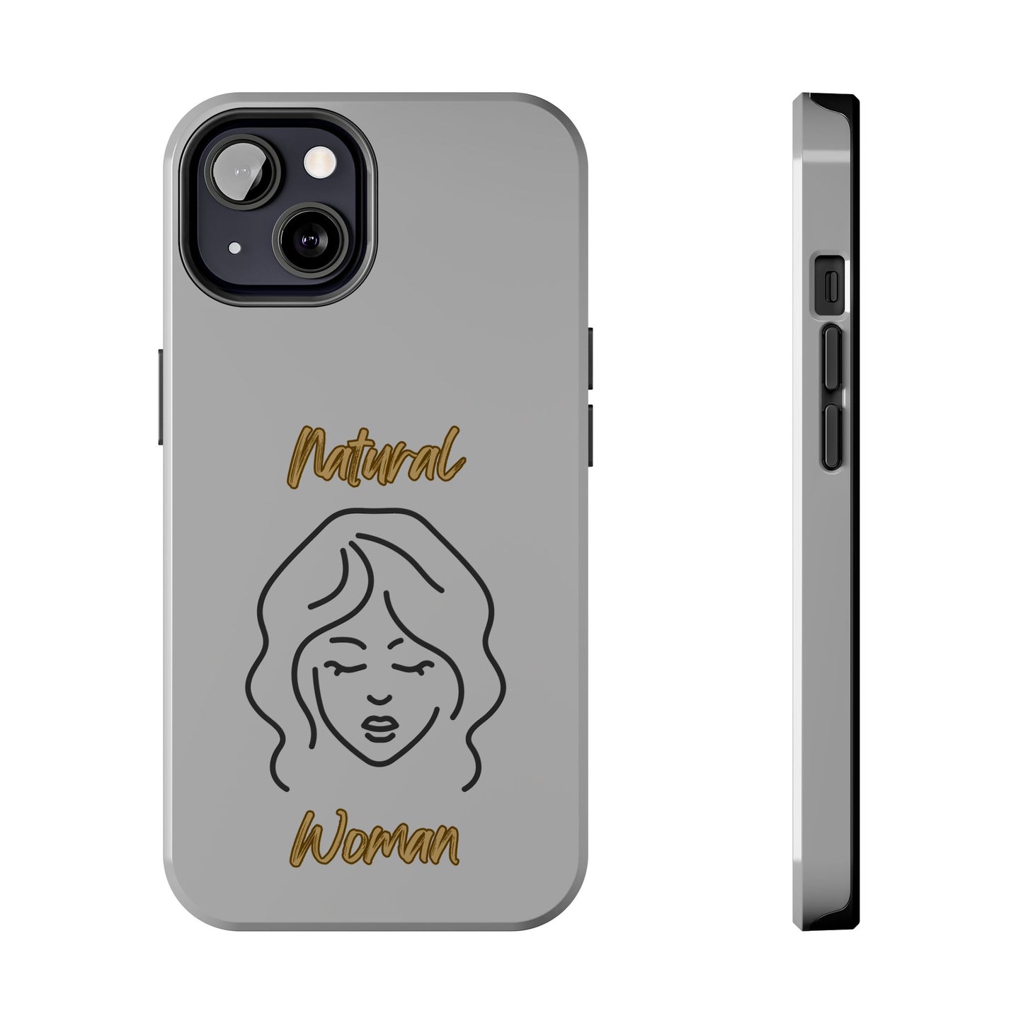 Natural Woman Modest (BL)Tough Phone Cases LIGHT GREY