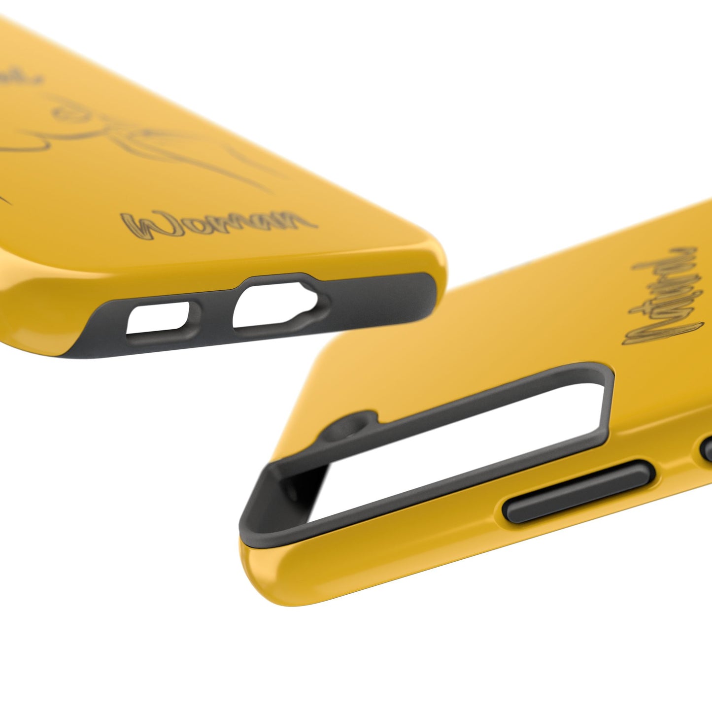 Natural Woman Chin Up (BL)Tough Phone Cases YELLOW