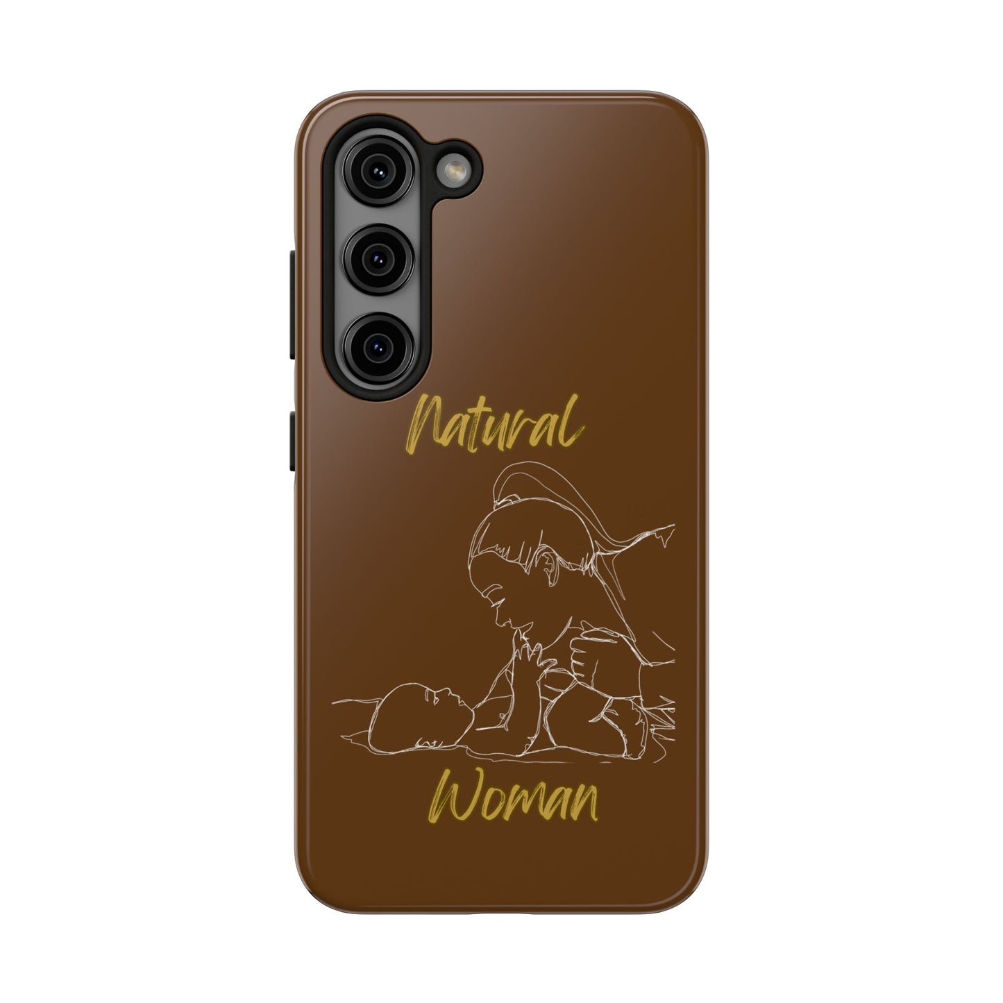 Natural Woman New Life (WL)Tough Phone Cases BROWN