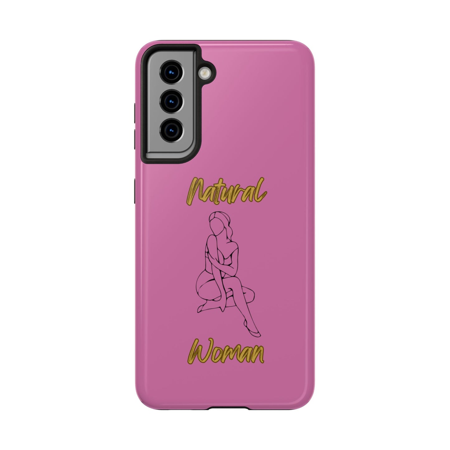 Natural Woman Shoulder Action (BL)Tough Phone Cases LIGHT PINK